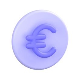 Icone d'une pièce d'euro