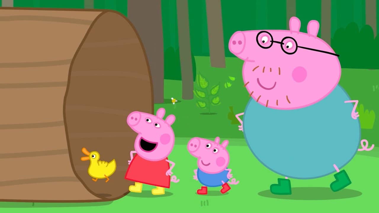Capture d'écran d'un épisode de Peppa Pig